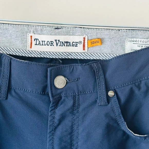 Tailor Vintage Slim Fit Pants - Mens Size 32x32 - Picture 6 of 15